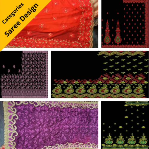 Saree Embroidery Design